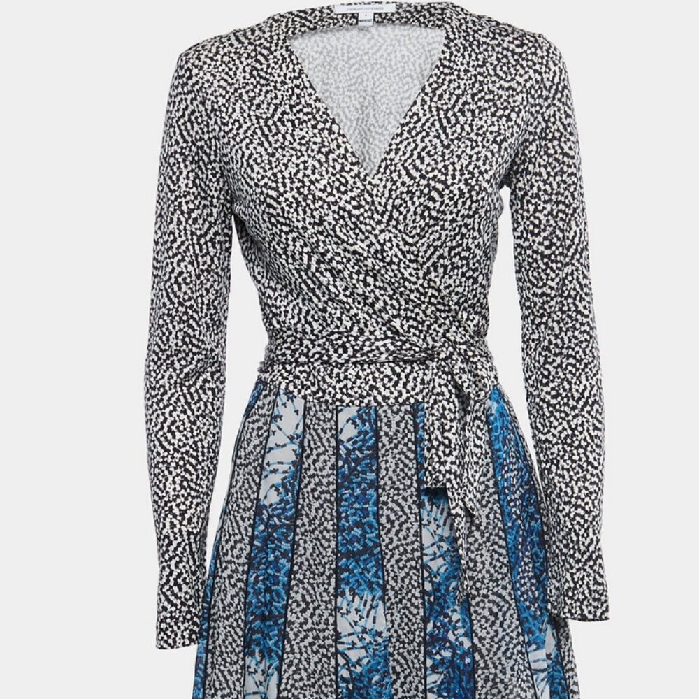 Diane Von Furstenberg Caprice Two Wrap Dress NWOT size 14